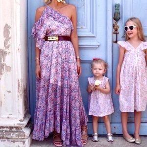 New Philosophy floral one shoulder maxi dress